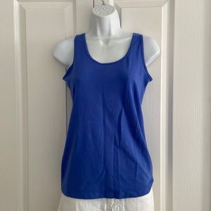 George royal blue cotton tank